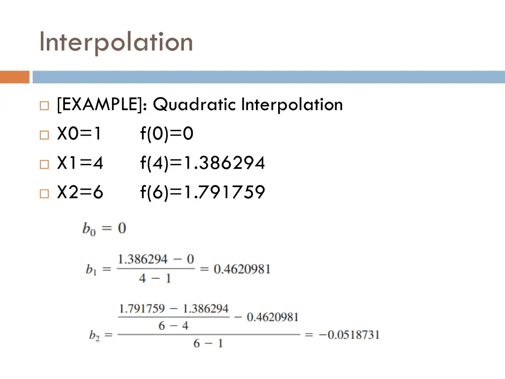 interpolation 5