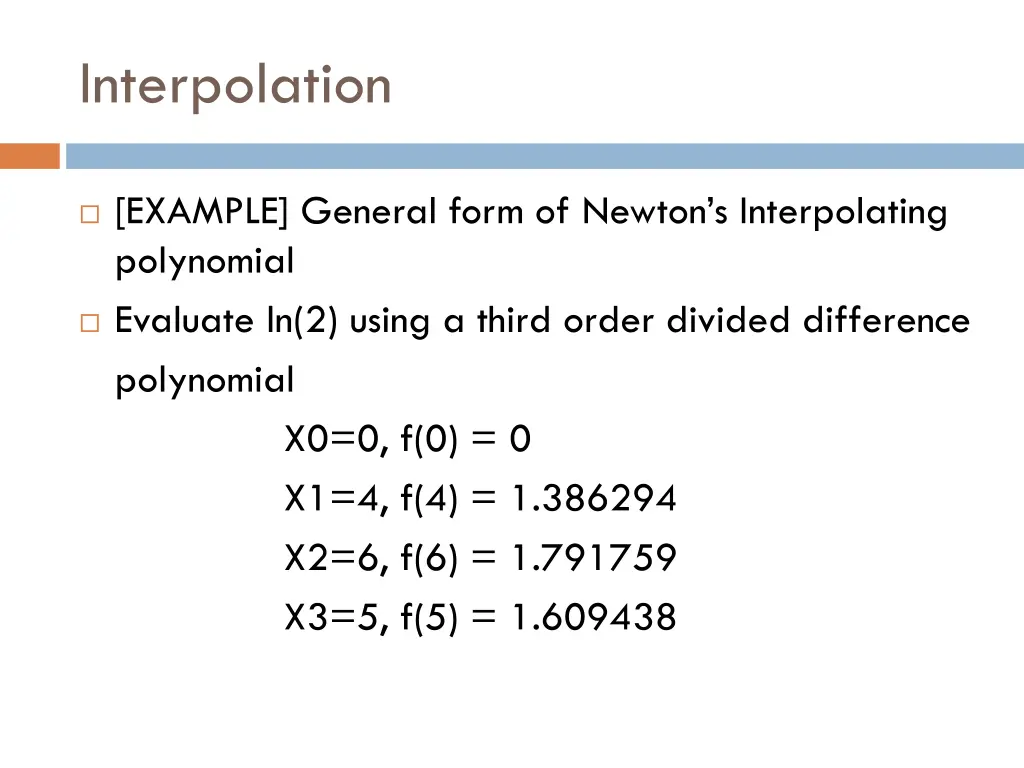 interpolation 8