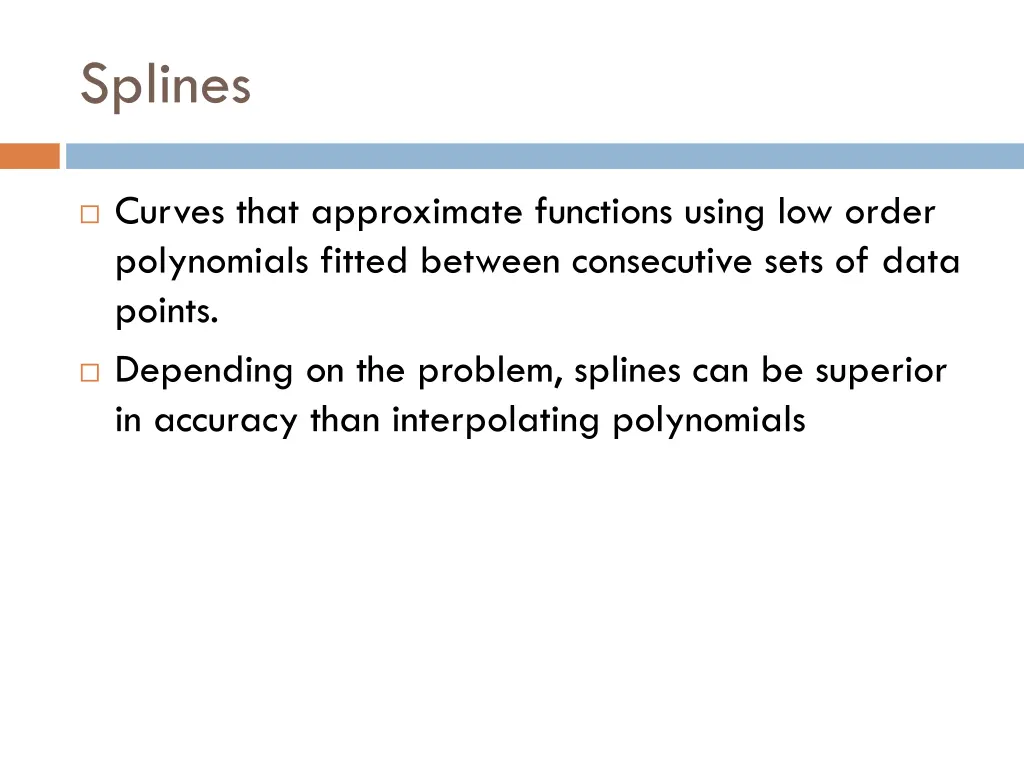 splines 1