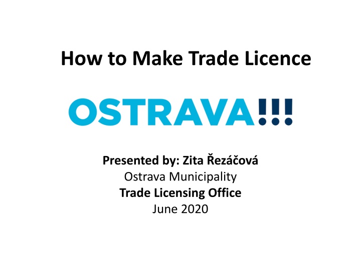 how to make trade licence