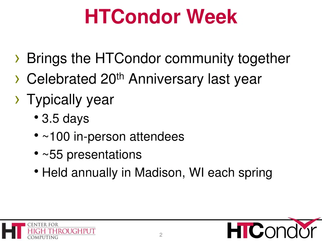 htcondor week