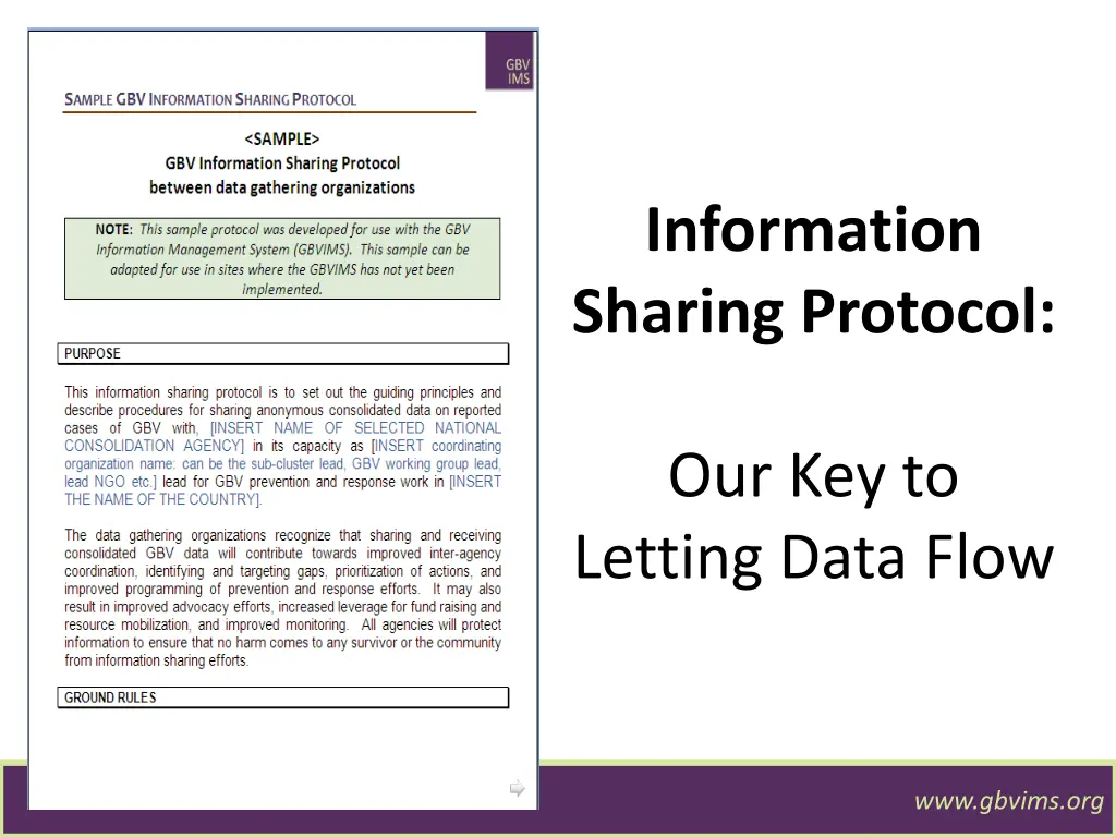 information sharing protocol