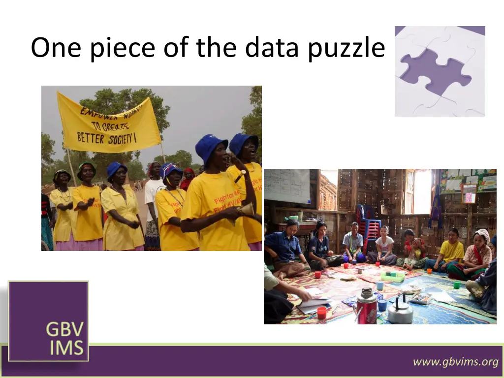 one piece of the data puzzle