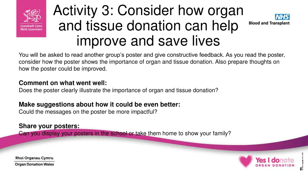 activity 3 consider how organ and tissue donation 2