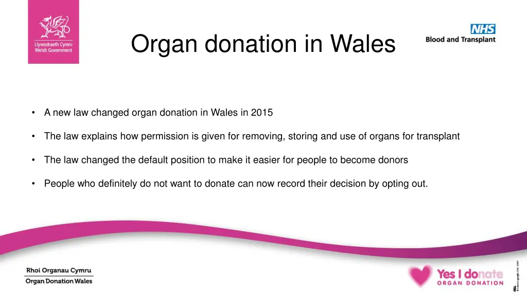 organ donation in wales