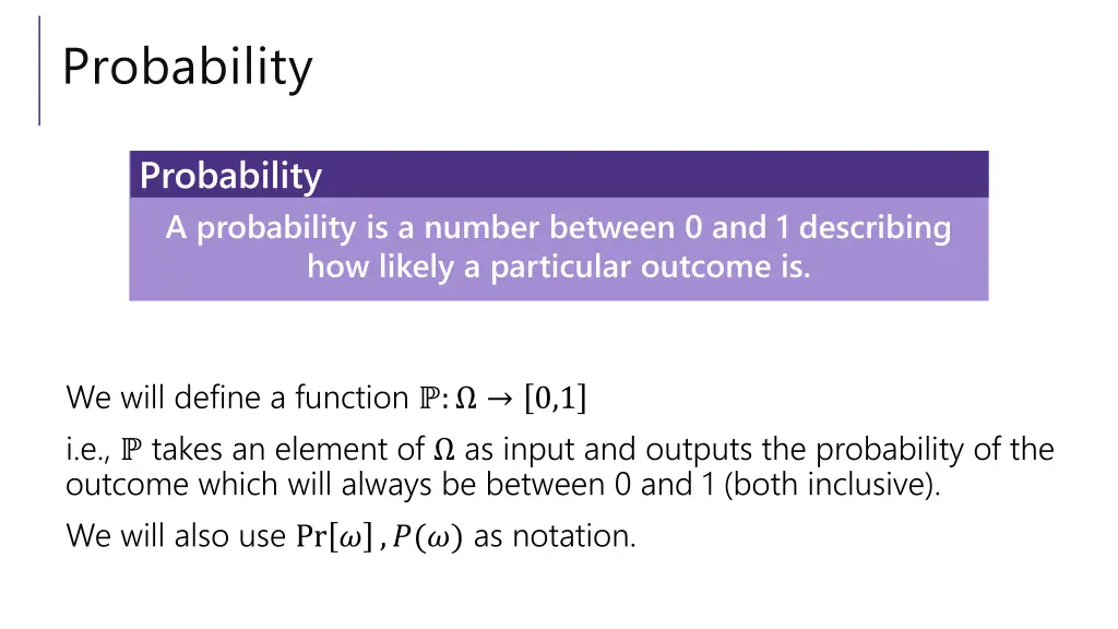 probability 3