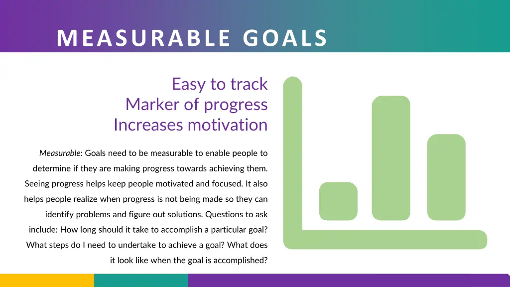 measurable goals