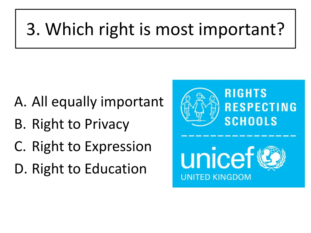 3 which right is most important