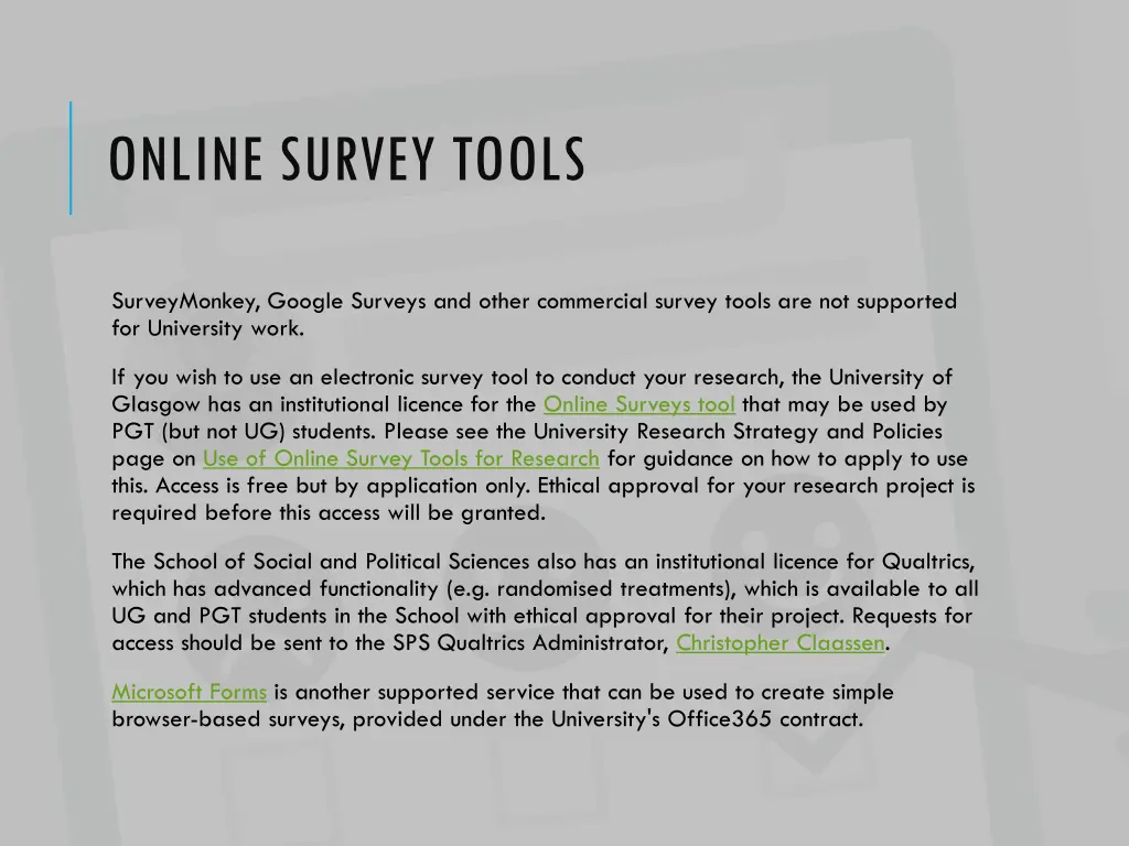 online survey tools