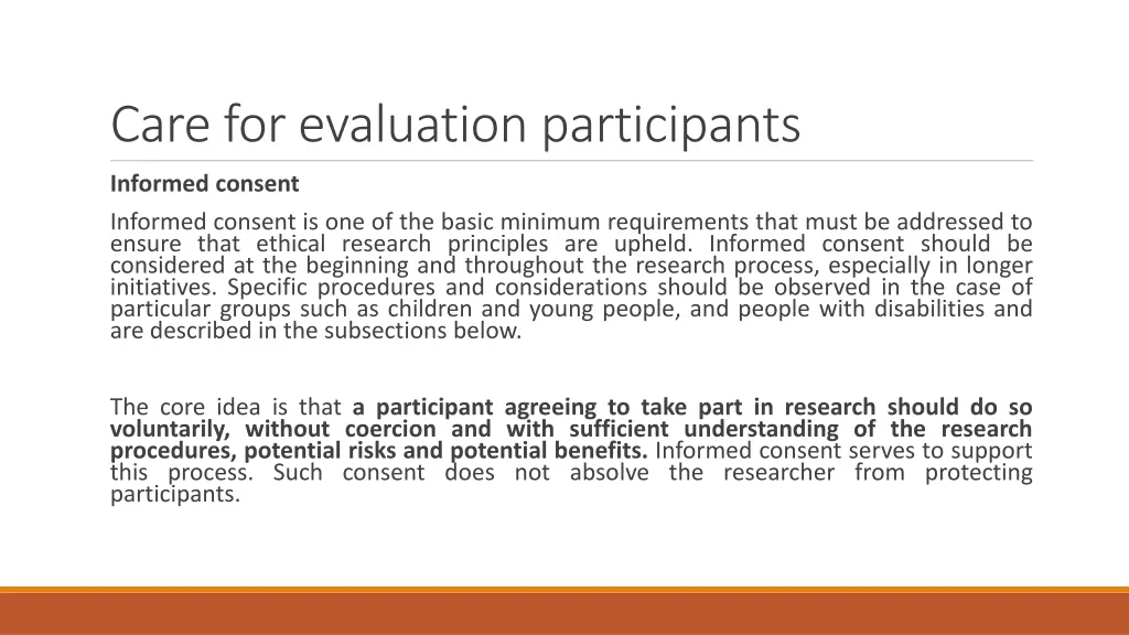 care for evaluation participants 1