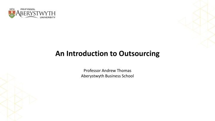 an introduction to outsourcing