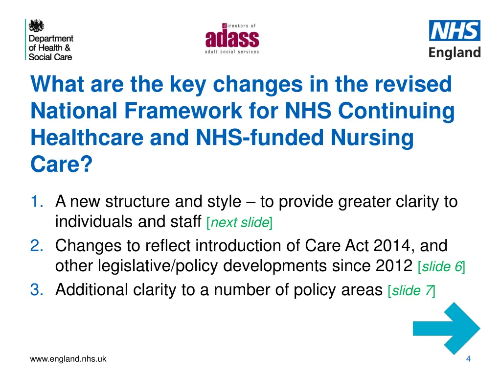 what are the key changes in the revised national