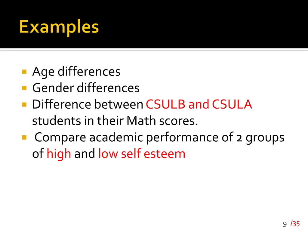 age differences gender differences difference