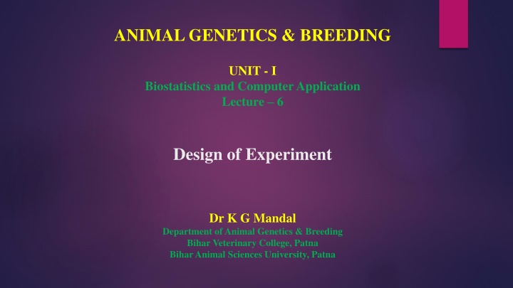 animal genetics breeding