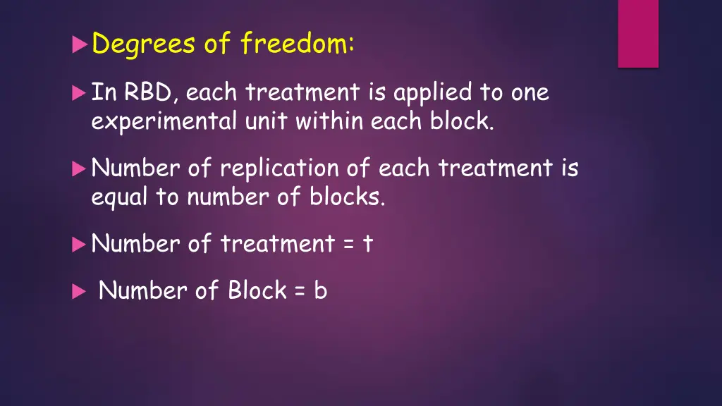 degrees of freedom