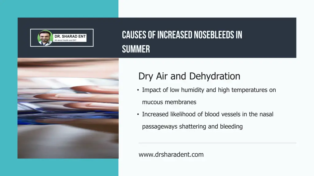 dry air and dehydration