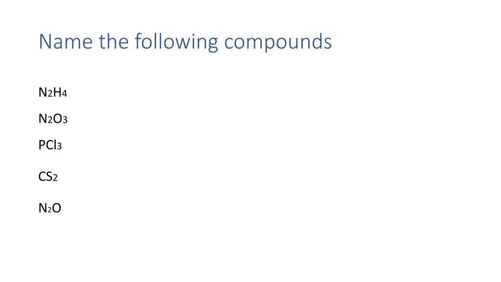 name the following compounds 4