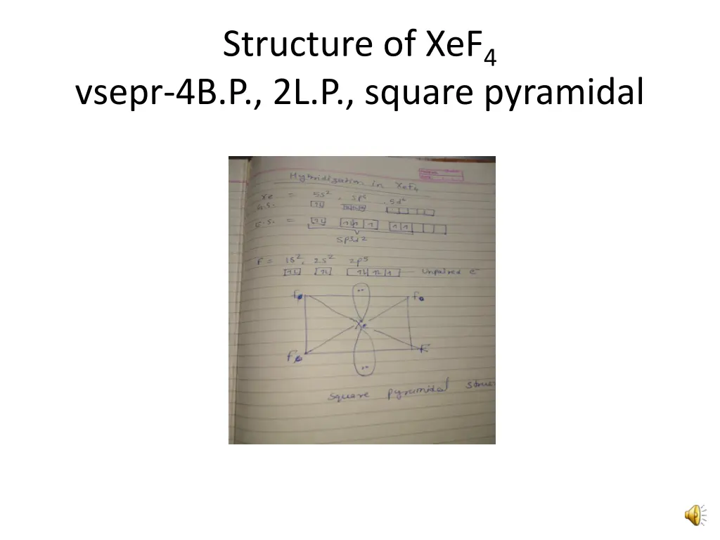 structure of xef 4