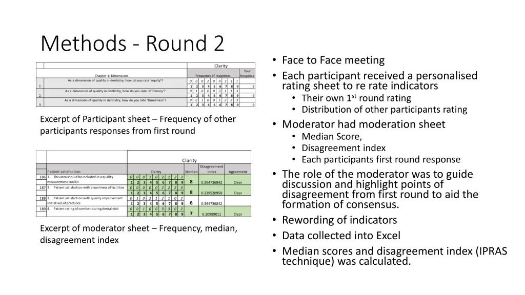 methods round 2