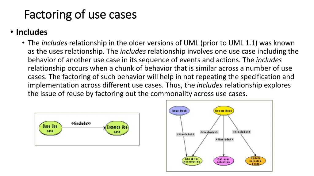 factoring of use cases factoring of use cases 2