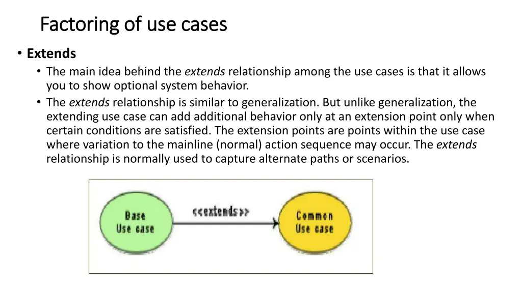 factoring of use cases factoring of use cases 3