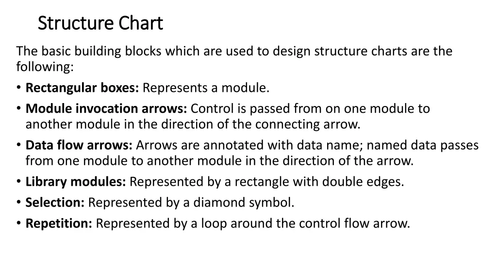 structure chart structure chart