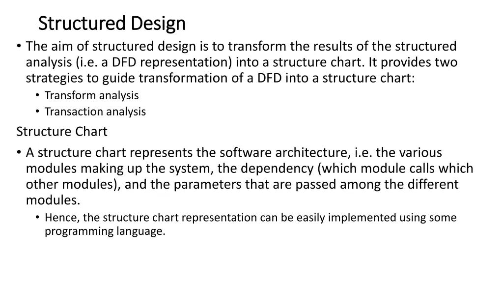 structured design structured design