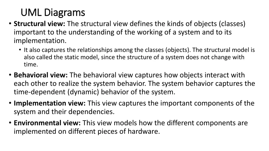 uml diagrams uml diagrams structural view