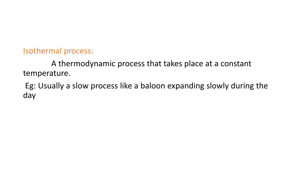 isothermal process a thermodynamic process that