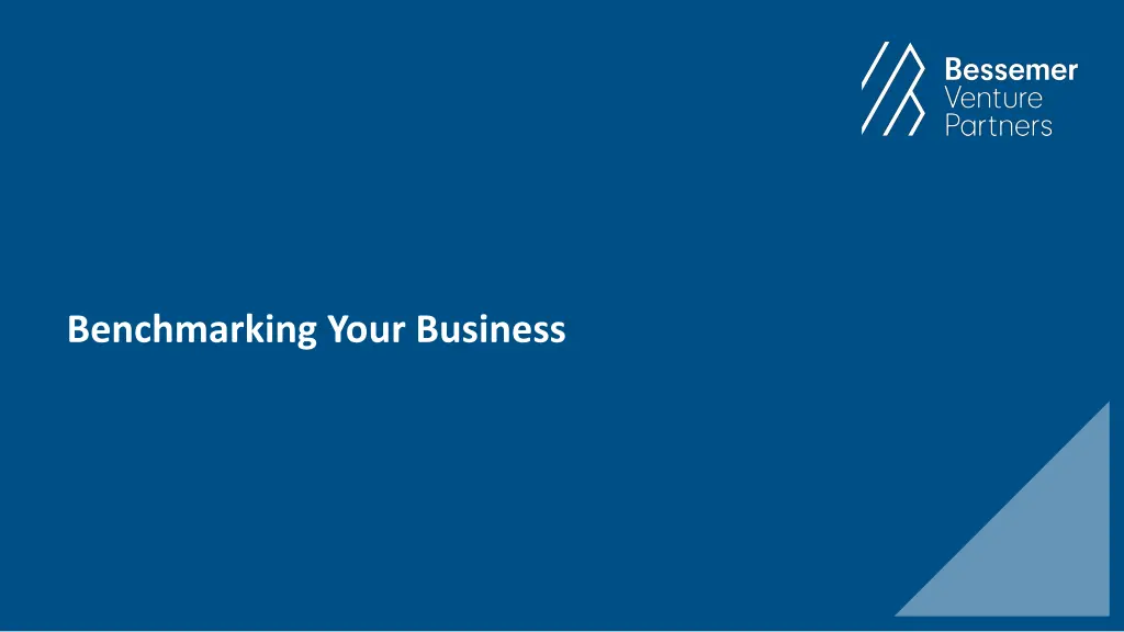 benchmarking your business