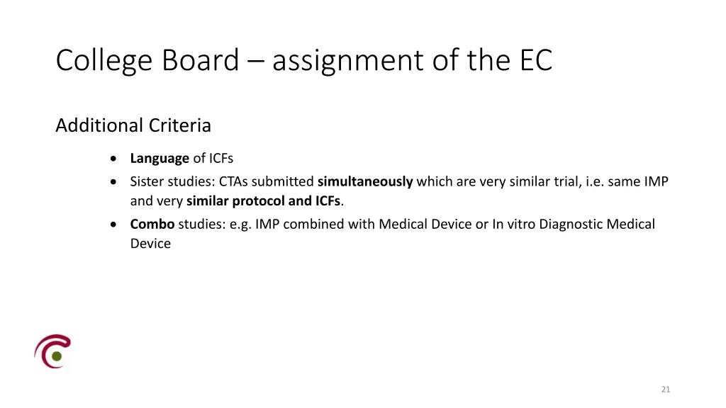 college board assignment of the ec 1