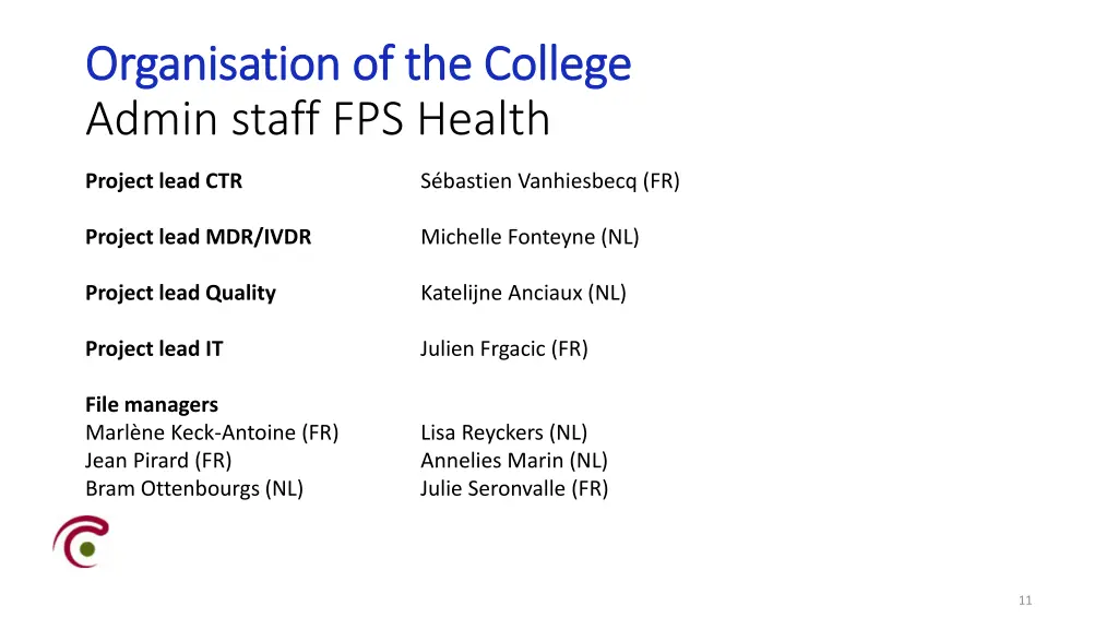 organisation organisation of admin staff