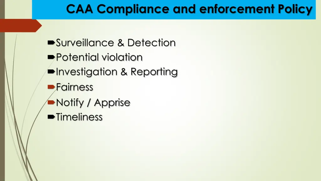 caa compliance and enforcement policy 1