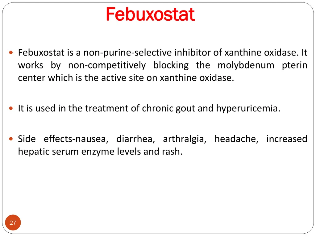 febuxostat febuxostat