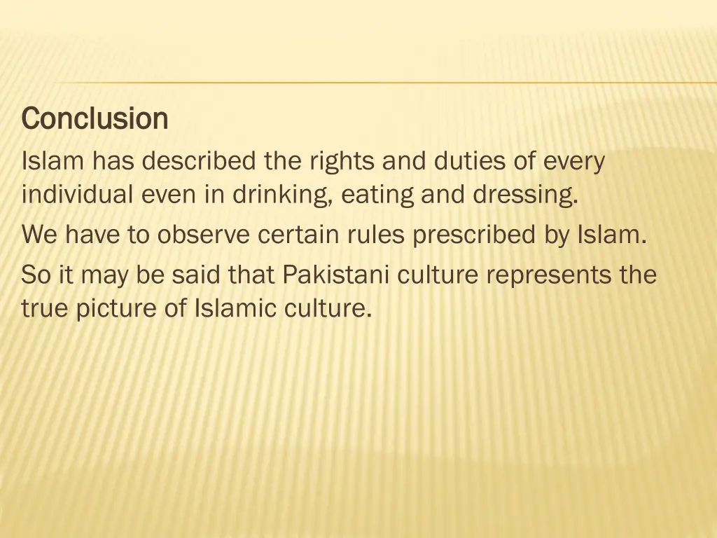 conclusion conclusion islam has described