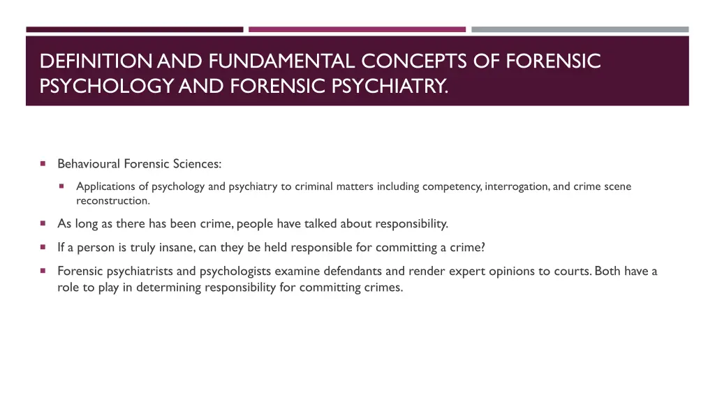 definition and fundamental concepts of forensic