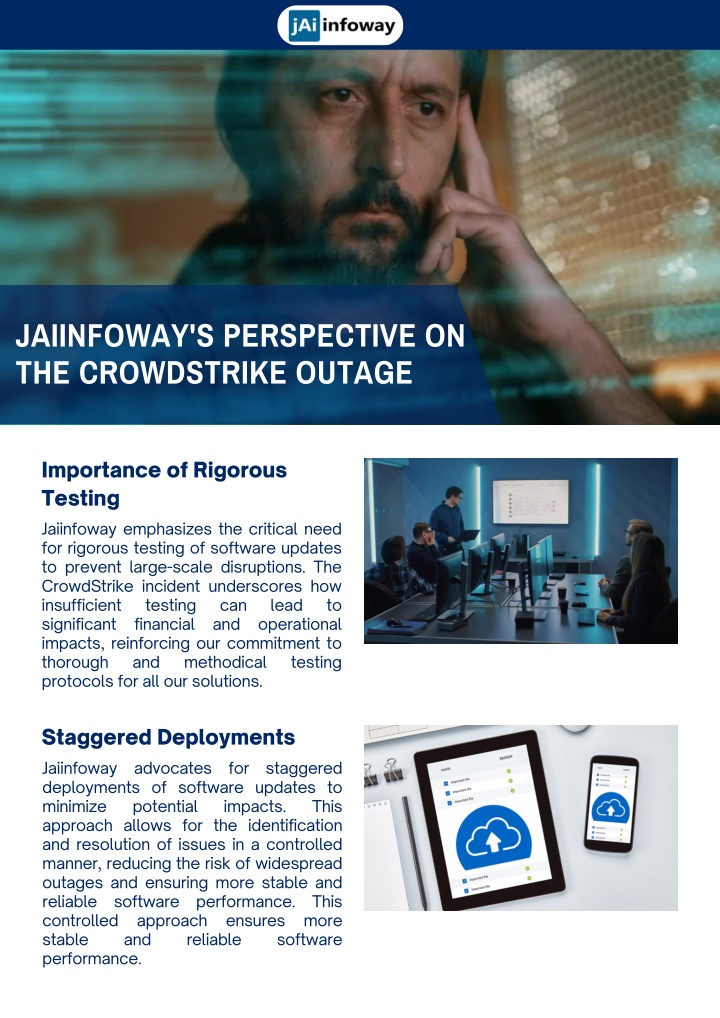 jaiinfoway s perspective on the crowdstrike outage