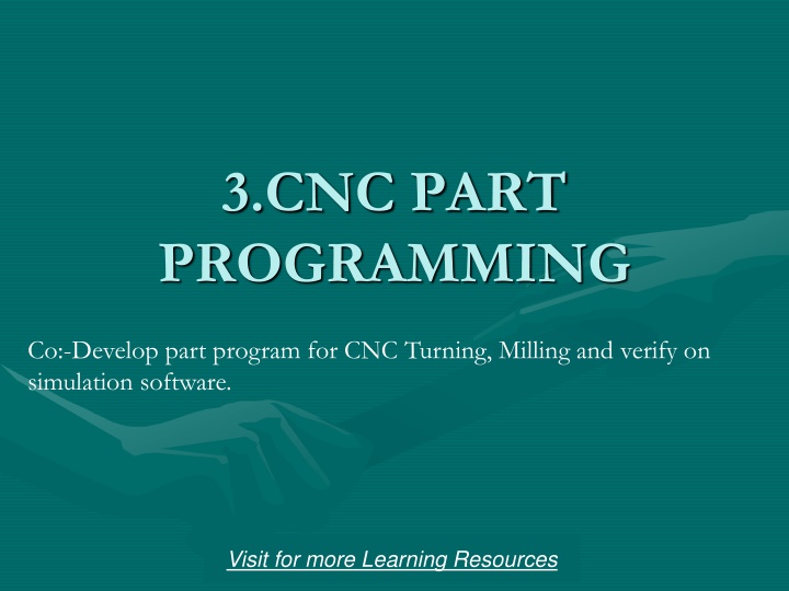 3 cnc part programming