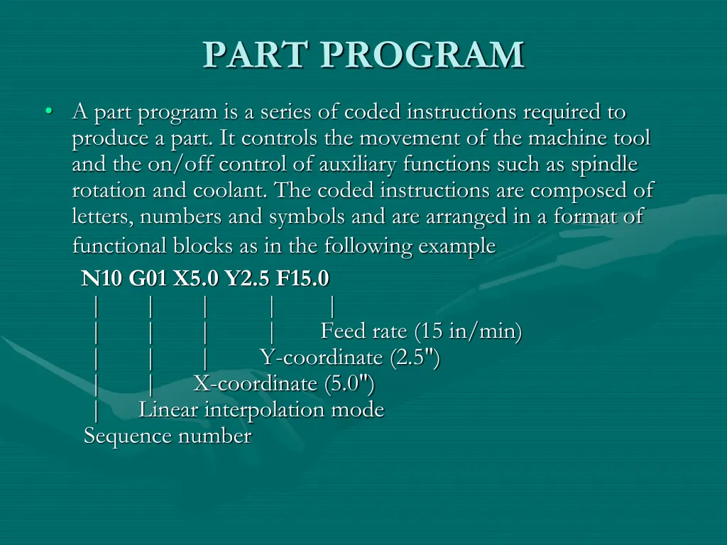 part program