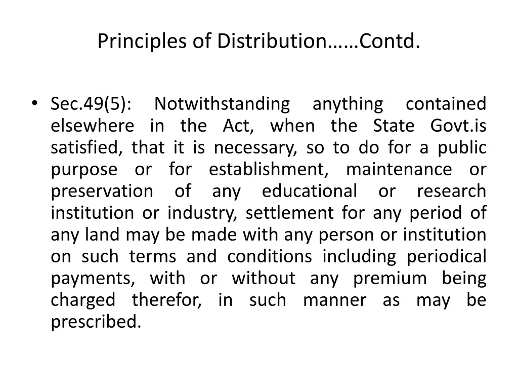 principles of distribution contd 2