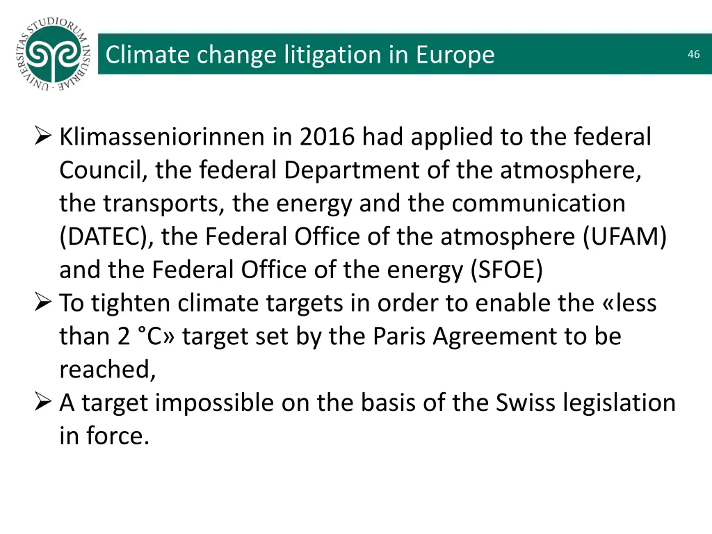 climate change litigation in europe 12