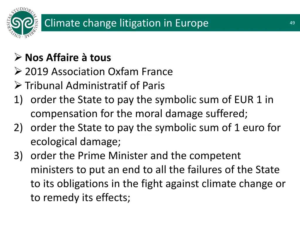 climate change litigation in europe 15