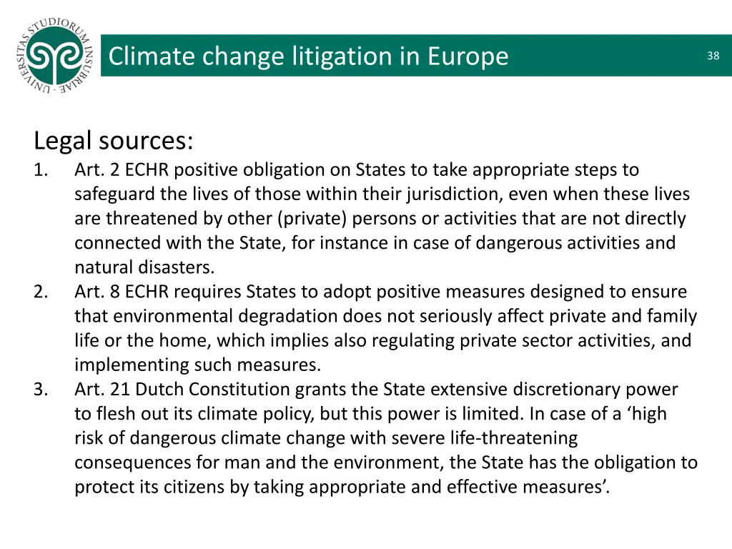 climate change litigation in europe 4