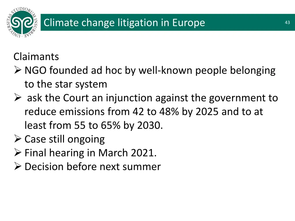 climate change litigation in europe 9