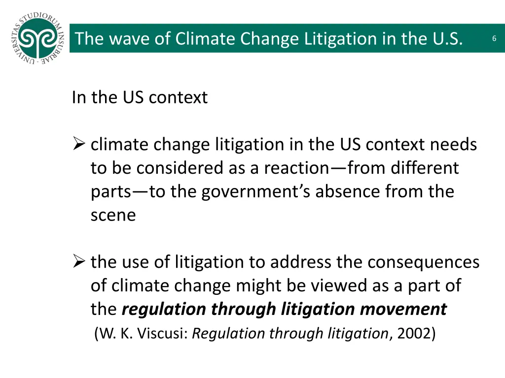 the wave of climate change litigation in the u s 1