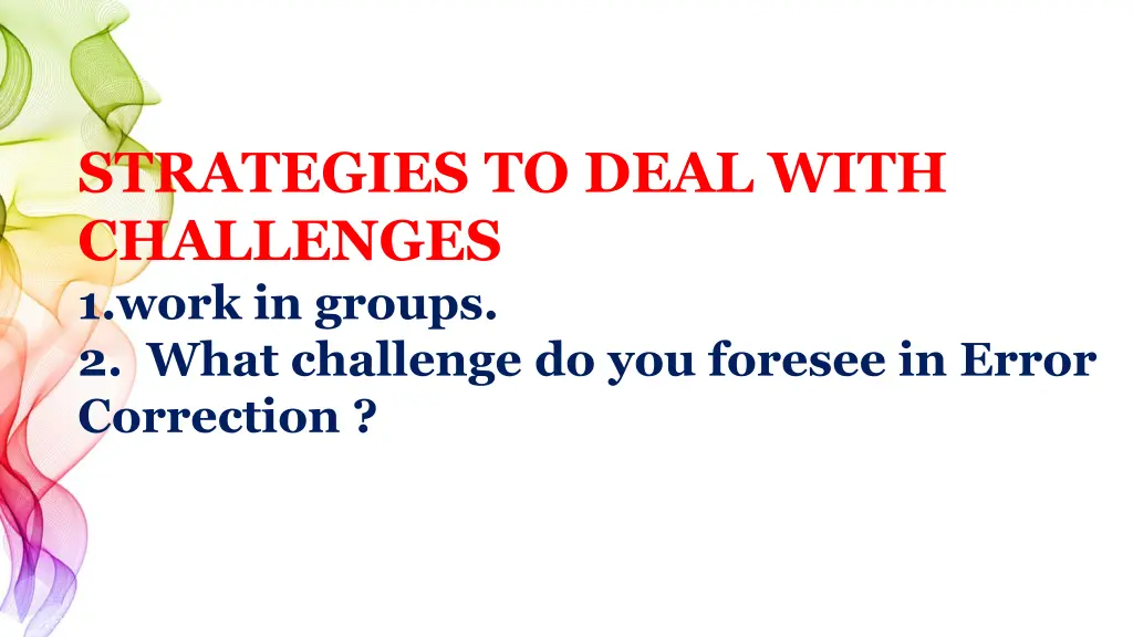 strategies to deal with challenges 1 work 1