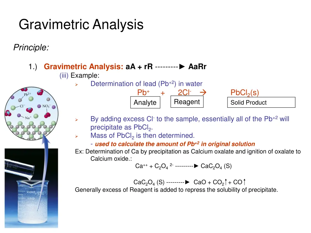 gravimetric analysis 1