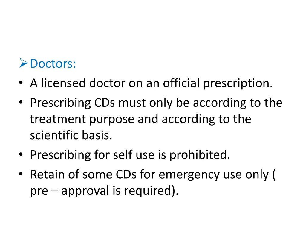 doctors a licensed doctor on an official