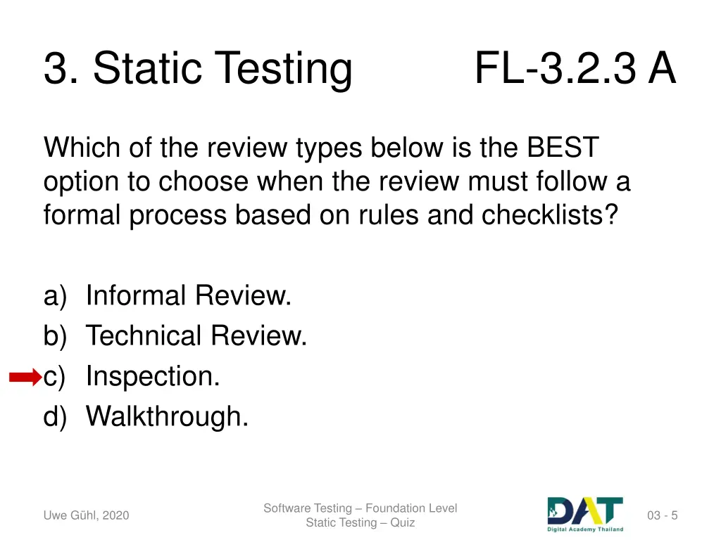 3 static testing 2