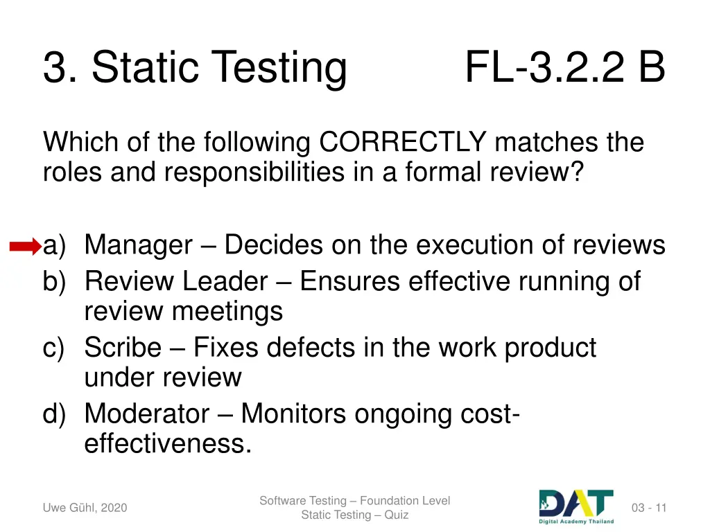 3 static testing 6